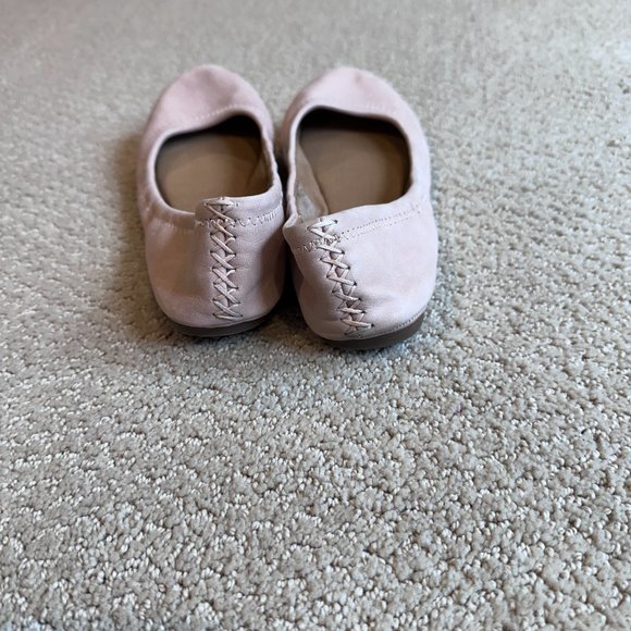 Lucky Brand Ballet Flats Erin Leather Beige Size 7.5 Boho Neutral Classic - Picture 7 of 9
